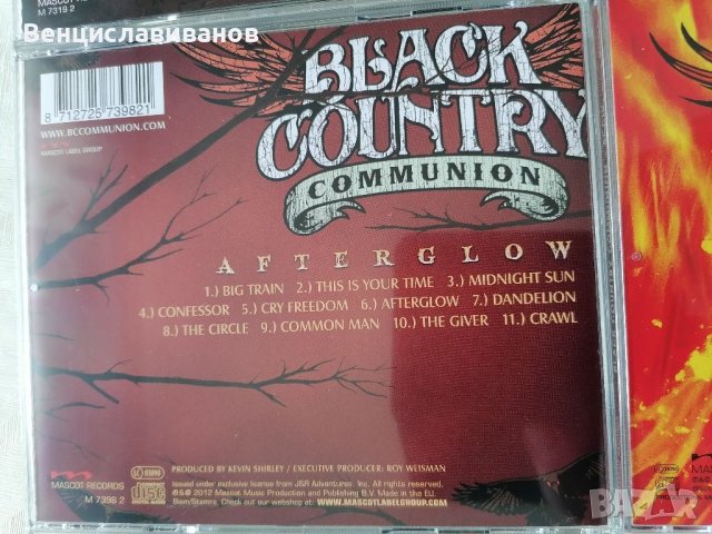 BLACK COUNTRY COMMUNION / GLENN HUGHES / -  ОРИГИНАЛНИ CD, снимка 9 - CD дискове - 41001683