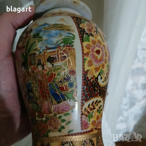 Порцелан,комплект 3 броя- Япония, снимка 3 - Антикварни и старинни предмети - 48513668