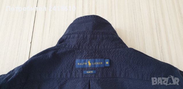 POLO Ralph Lauren Cotton Slim Fit Mens Size M ОРИГИНАЛ! Мъжка Риза!, снимка 12 - Ризи - 41963671