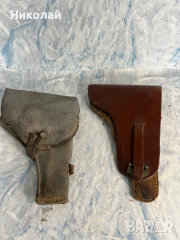 Стари Военни Кобури Кобур Наган Люгер За Реставрация