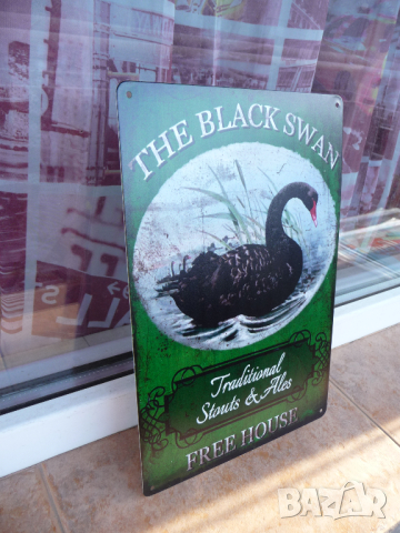 Метална табела разни черния лебед лебеди приказка езеро, снимка 2 - Декорация за дома - 44768293