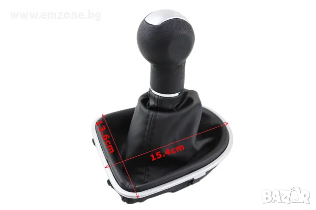 Кожена Топка за скоростен лост с маншон и рамка за Сеат SEAT Toledo III 3 Altea Leon 2 II с 5 и 6ск., снимка 6 - Аксесоари и консумативи - 50342492