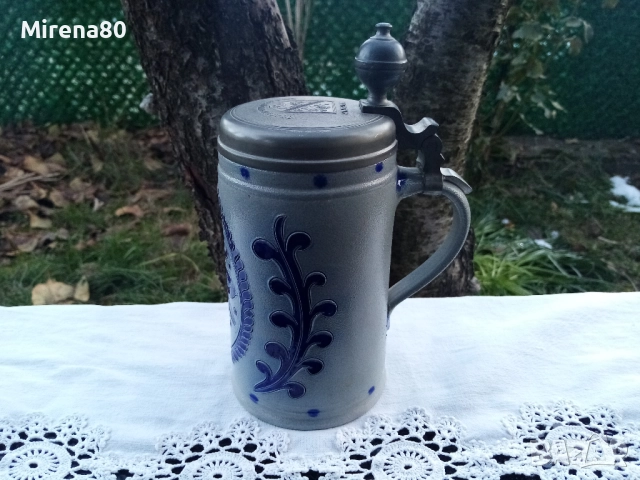 Винтидж халба - немска солна керамика