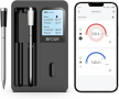 BFOUR Безжичен термометър за месо с 2 сонди за месо, Интелигентен безжичен Bluetooth, снимка 1 - Друга електроника - 44560771