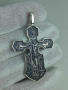 Голям сребърен кръст, снимка 1 - Колиета, медальони, синджири - 44571735