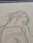 проф. СВЕТЛИН РУСЕВ 1933-2018 "Мечтание" Оригинална рисунка 1990те години, снимка 7