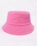 Изчистена дамска шапка тип идиотка в розов цвят, снимка 1 - Шапки - 41737113