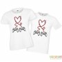 Tениски за влюбени Свети Валентин Gamercontroler Heart Valentines day, снимка 3
