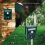 Соларен градински високочестотен уред против животни гризачи и птици – 36 см, снимка 11