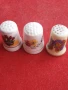 Порцеланови напръсници- 3 броя., снимка 1