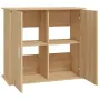 vidaXL Стойка за аквариум, дъб сонома, 81x36x73 см, инженерно дърво, снимка 6