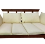 Диван Muhler Meranti с матрак и възглавница BEIGE, снимка 2