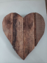 Декорация -дървено сърце, снимка 3