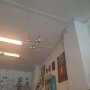  LED модерен полилей от  хромникел с 6 матирани глобуса,Германия, снимка 2