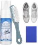 Нов Спрей за обувки 200 мл – премахва петна и мръсотия, комплект с четка, снимка 1