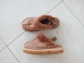 Обувки карамел кафяви 39 40 апрески с козина, снимка 1
