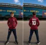 New Футболен спортен анцуг Ламин Ямал Барселона цвят Бордо, Анцуг с дълъг ръкав Barcelona, снимка 1