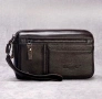 Мъжки универсални и елегантни, компактни кожени ръчни чантички тип Борсета!, снимка 3