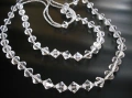 Колие огърлица чешки кристал, снимка 2