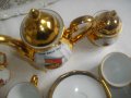 Позлатен Порцеланов Антикварен Колекционерски Сервиз За Кафе На Бавария-Йосип Броз Тито-Лукс, снимка 10