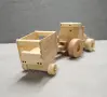 Декоративен дървен трактор с ремарке DMAR 332M2, снимка 3