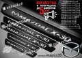 ПРАГОВЕ карбон MAZDA 2 3 4 5 6 CX-3 CX-5 CX-7 CX-9 CX-30 CX-60 MPV фолио стикери map, снимка 9
