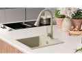 Бежова Кухненска Мивка от гранит модел Рига Easy 380 x 440 mm, снимка 9