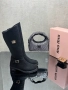 Miu Miu Дамски Черни Ботуши Миу Миу Код SK271, снимка 8