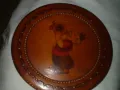 Наздраве ,рисувана чиния за стена подарък за Трифон Зарезан, снимка 1