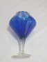Чаша, ваза от цветно стъкло , снимка 4