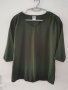 Масленозелена блуза от коприна на VERO MODA , снимка 1 - Ризи - 41626332