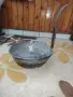 стар меден тиган с дълга дръжка , снимка 2