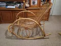 Люлеещ се стол от ратан, снимка 7