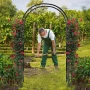 Декоративна градинска пергола тип арка – Опора за рози, лози и зеленчуци, устойчива на атмосферни ус, снимка 10