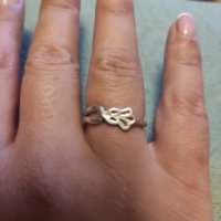 Сребърен пръстен (25), снимка 2 - Пръстени - 41473313