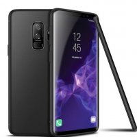 Samsung Galaxy S9 / S9 Plus / Note 8 - тънък черен кейс, снимка 1 - Калъфи, кейсове - 40215175