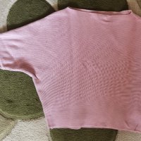 Розова дамска блуза, снимка 2 - Блузи с дълъг ръкав и пуловери - 42386491