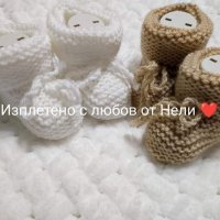 Плетени бебешки терлички , снимка 4 - Други - 42055127