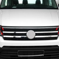 Хромирани лайсни 4 части за VW Crafter след 2017 ( предна решетка), снимка 4 - Аксесоари и консумативи - 34380767