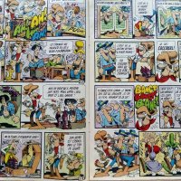Френски комикс "Goccobill le cow-boy spaghetti de jacovitti"  (Les BD blocs de Pif) - 1982, снимка 3 - Списания и комикси - 41224961