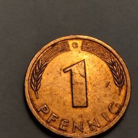 2 БР. ДЕФЕКТНИ монети ГФР 10 пфенинг  1971г. 1 пфенинг 1983 г .с черта на гърба , снимка 9 - Нумизматика и бонистика - 41154850