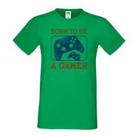 Мъжка тениска Born To Be A Gamer, снимка 5 - Тениски - 36193102