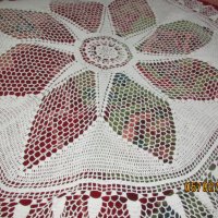 Покривки за маса  плетени на една кука, снимка 2 - Други - 44142865