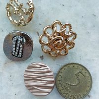 Луксозни метални копчета, снимка 4 - Други - 34589145