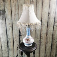 Настолна лампа - Цветя, снимка 4 - Настолни лампи - 39064090