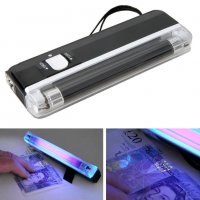Джобен детектор за фалшиви банкноти + фенерче , снимка 1 - Оборудване за магазин - 34645826