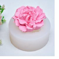 Карамфил рошаво цвете силиконов молд форма калъп гипс свещ сапун декор , снимка 1 - Форми - 36801618
