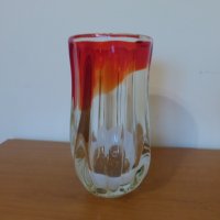 Стъклена ваза Мурано, снимка 2 - Вази - 42093573