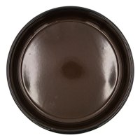 Тава кръгла плитка бежаво кафява 26 CM Емайл, снимка 2 - Съдове за готвене - 44232395