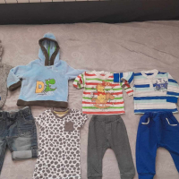 Бебешки дрехи 80/86 размер, снимка 1 - Комплекти за бебе - 44825470
